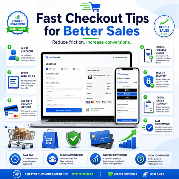 Fast Checkout Tips for Better Sales