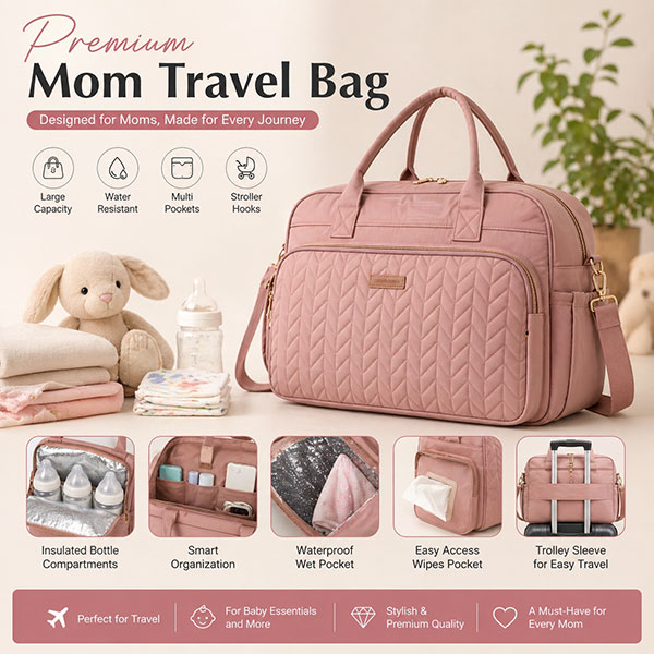 Premium Mom Travel Bag gallery